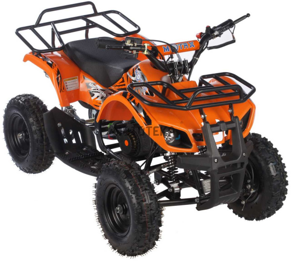 Квадроцикл детский Motax (Мотакс) ATV Mini Grizlik X - 16 [мех] оранжевый/чёрный (машинокомплект) | Мототека