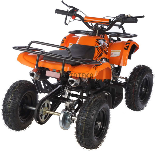 Квадроцикл детский Motax (Мотакс) ATV Mini Grizlik X - 16 [мех] оранжевый/чёрный (машинокомплект) | Мототека
